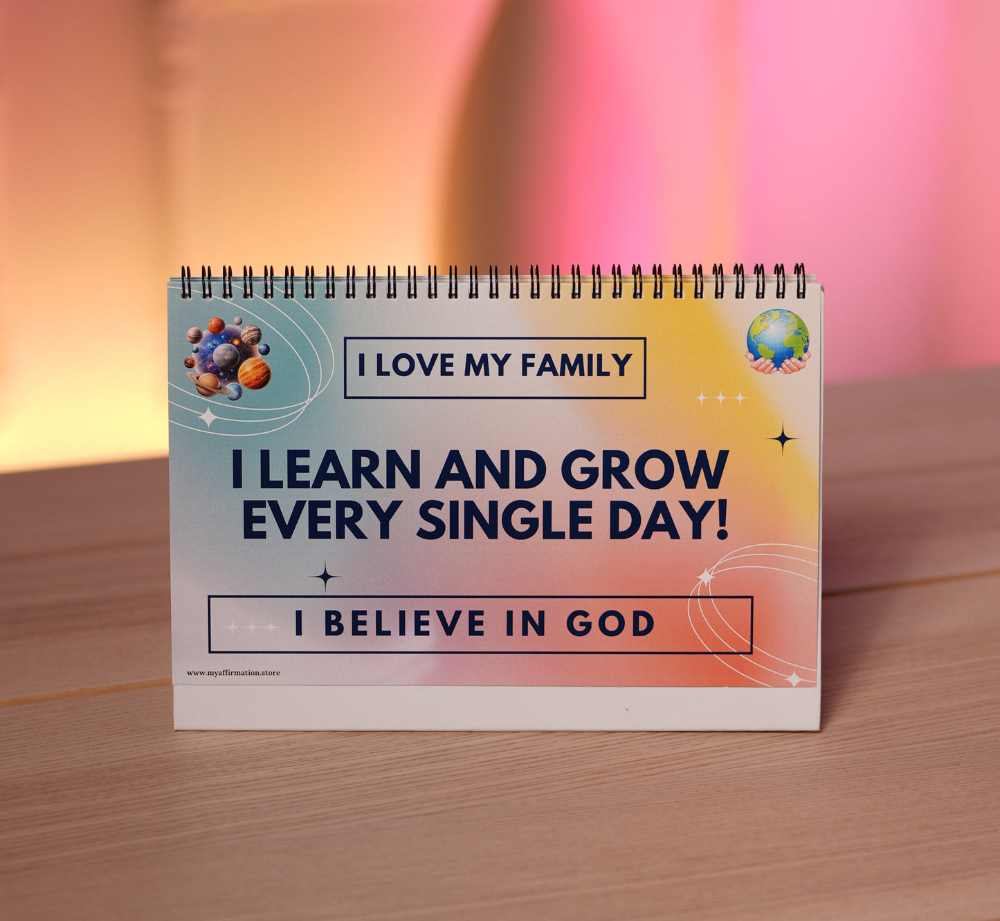 Kids' 36+ Affirmations Flipboard for Study Table: Inspire Confidence & Positivity Every Day