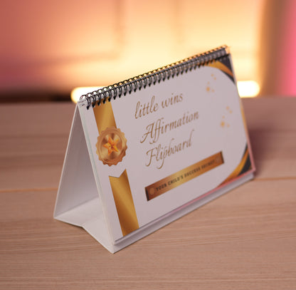 Kids' 36+ Affirmations Flipboard for Study Table: Inspire Confidence & Positivity Every Day